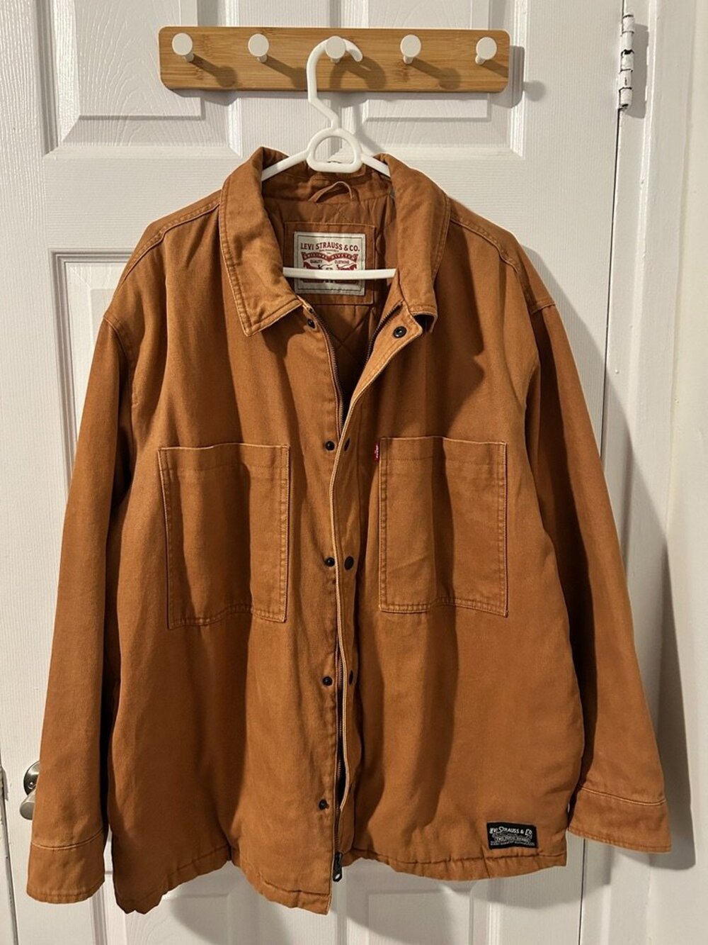 Levi's Burnt Orange Workwear Jacket - Size XL